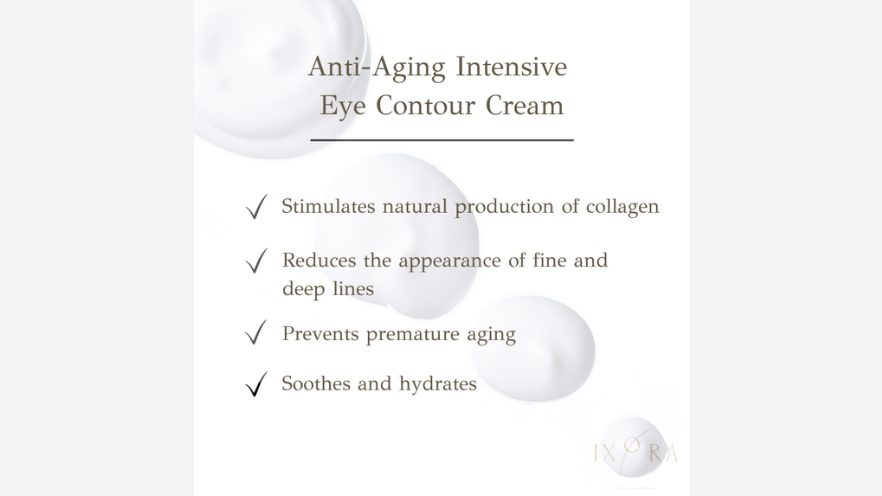 Revitalize Your Gaze: Ixora's Anti-Aging Intensive Eye Contour Cream