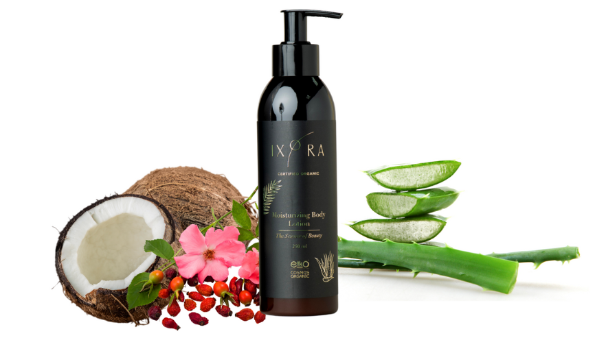 Luxurious Hydration: Ixora's Cosmos Organic Moisturizing Body Lotion