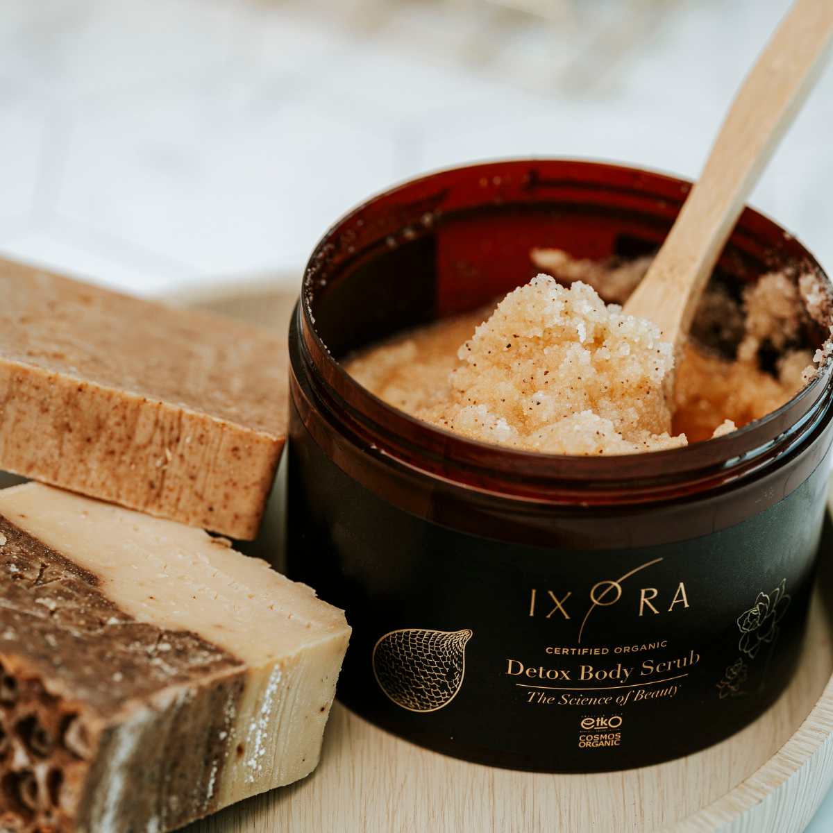 Detox Body Scrub Ixora Organic Beauty