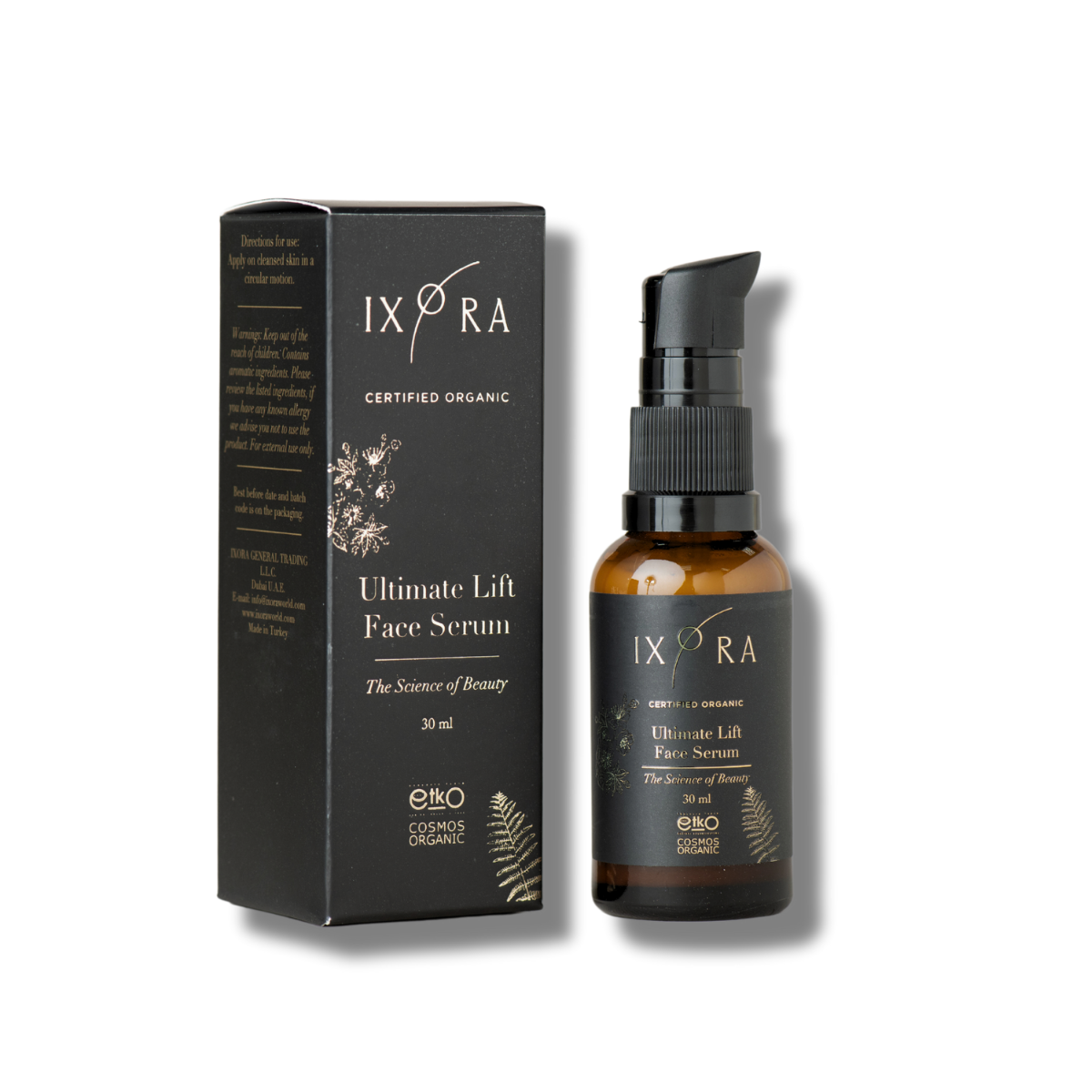 Ultimate Lift Face Serum Ixora Organic Beauty