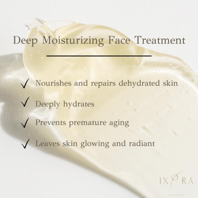 Ixora Deep Moisturizing Face Treatment Ixora Organic Beauty