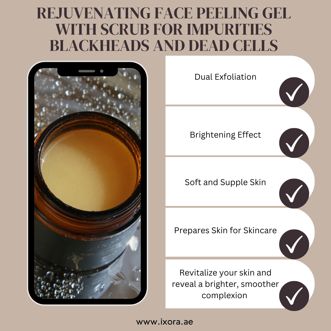 Rejuvenating Face Peeling Gel Ixora Organic Beauty