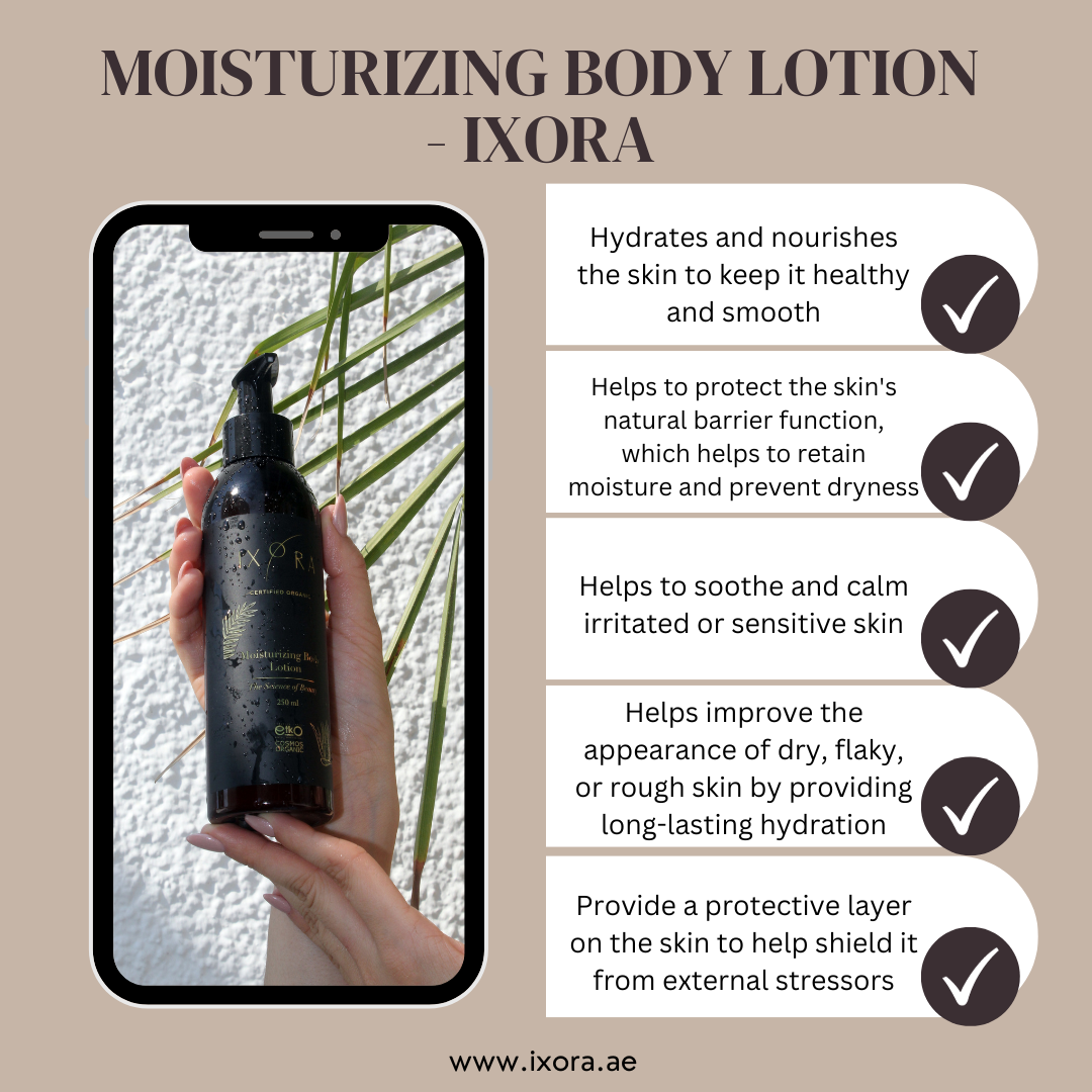 Moisturizing Body Lotion - IXORA Ixora Organic Beauty