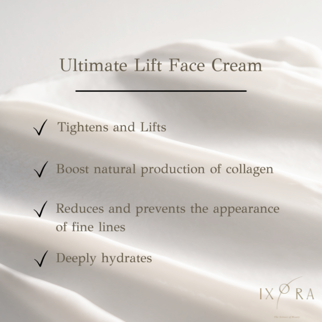Ultimate Lift Face Cream - IXORA Ixora Organic Beauty