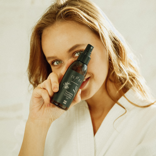 Rejuvenating Facial Toner Spray – Normal & Combination Skin Ixora Organic Beauty