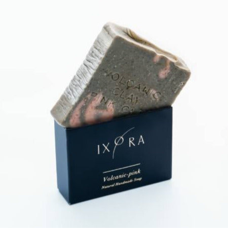 Volcanic Pink Clay Soap Ixora Organic Beauty