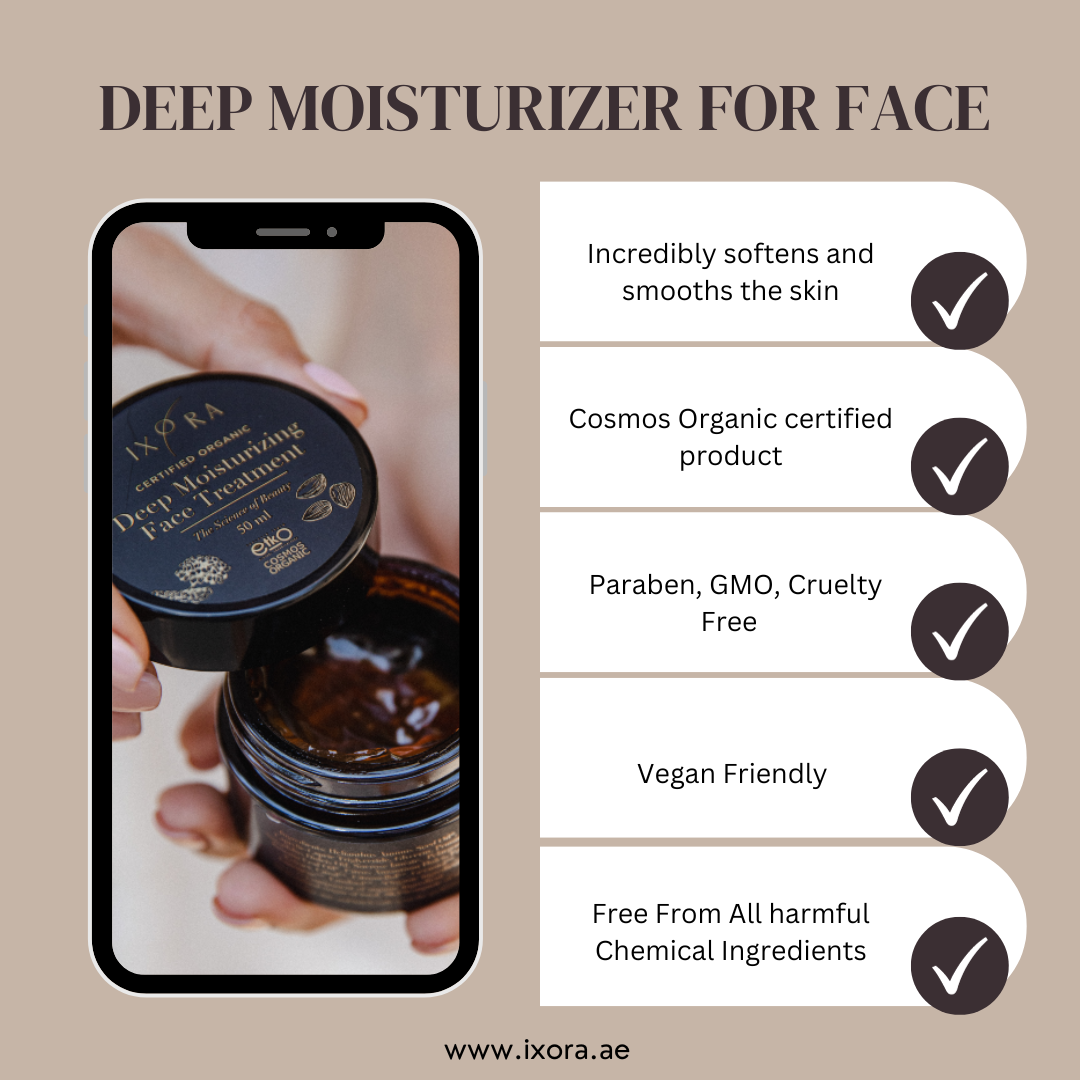 Ixora Deep Moisturizing Face Treatment Ixora Organic Beauty