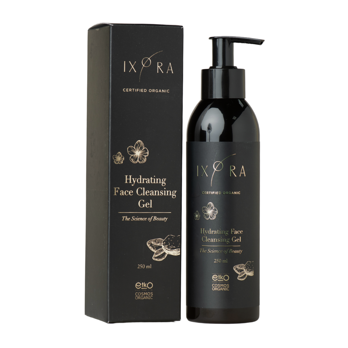 Hydrating Face Cleansing Gel Cleanser For Dry Skin Ixora Organic Beauty