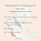 Hydrating Face Cleansing Gel Cleanser For Dry Skin Ixora Organic Beauty