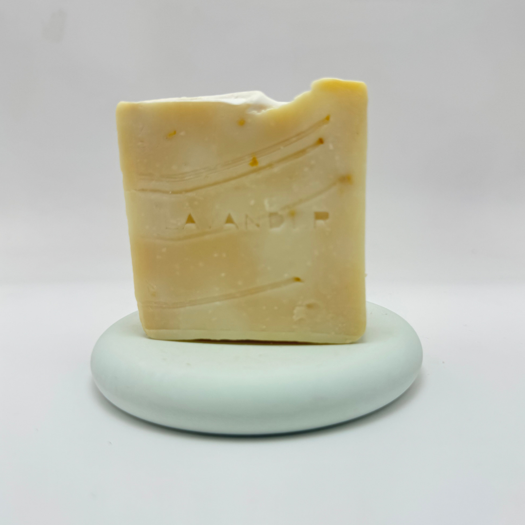 Natural Handmade Lavender Face Soap by IXORA: Calming Soap with Antiseptic and Soothing Properties for Relaxed, Clear Skin IXORA