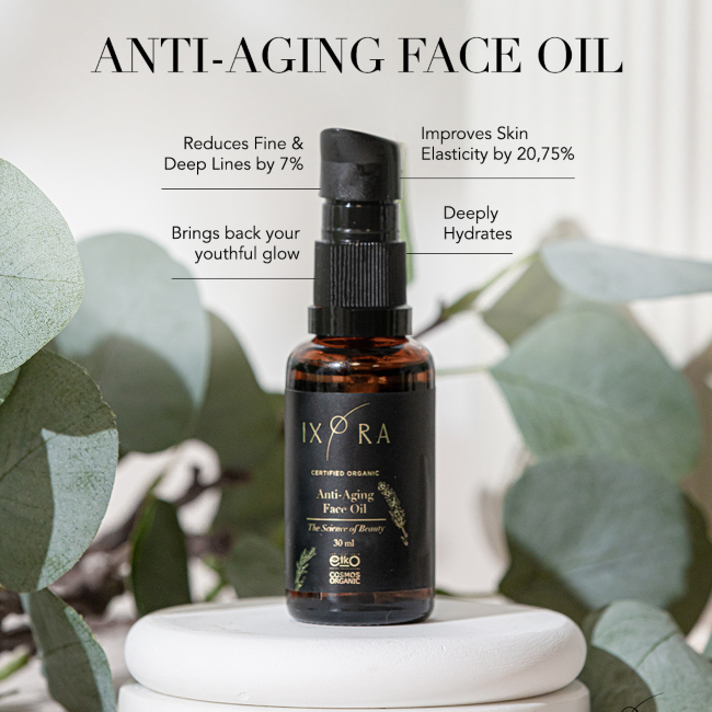Ixora Anti Aging Face Oil Ixora Organic Beauty