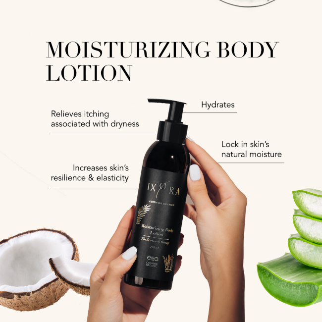 Moisturizing Body Lotion - IXORA Ixora Organic Beauty