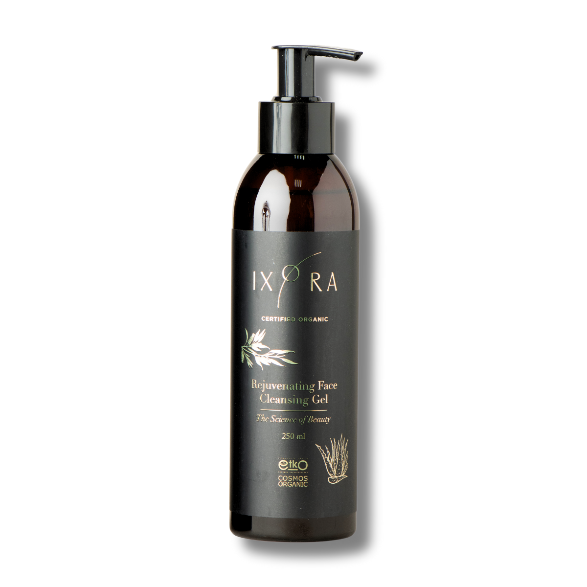 Rejuvenating Face Cleansing Gel Cleanser For Normal & Combination Skin Ixora Organic Beauty