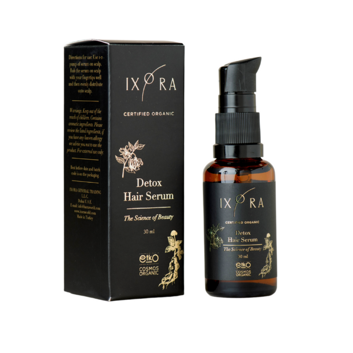 Detox Hair Serum Ixora Organic Beauty