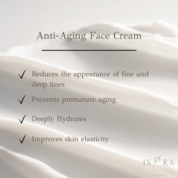 Anti-Aging Face Cream Ixora Organic Beauty