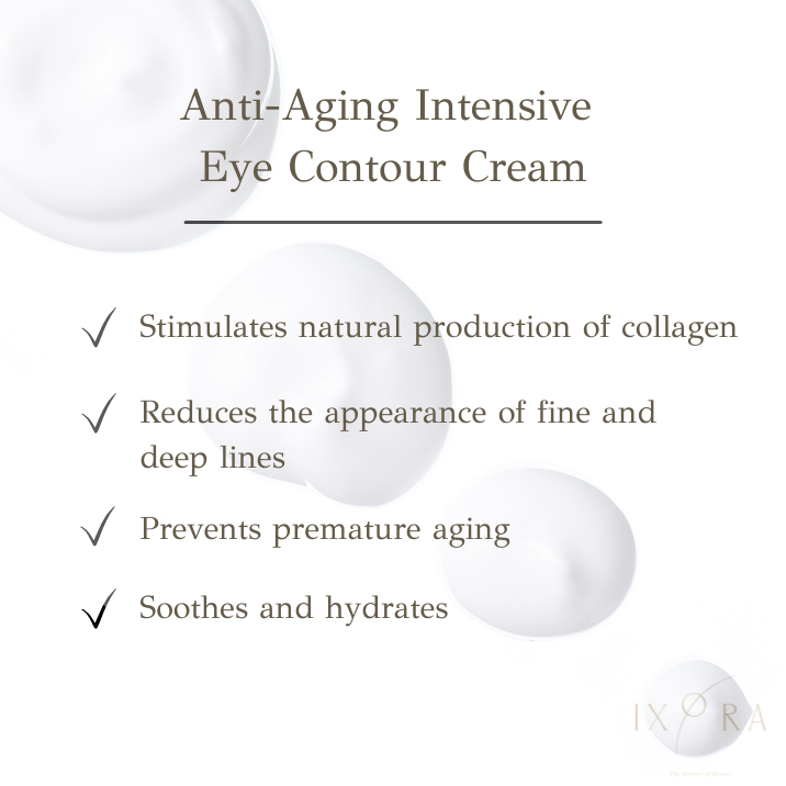 Anti Aging Intensive Eye Contour Cream Ixora Organic Beauty