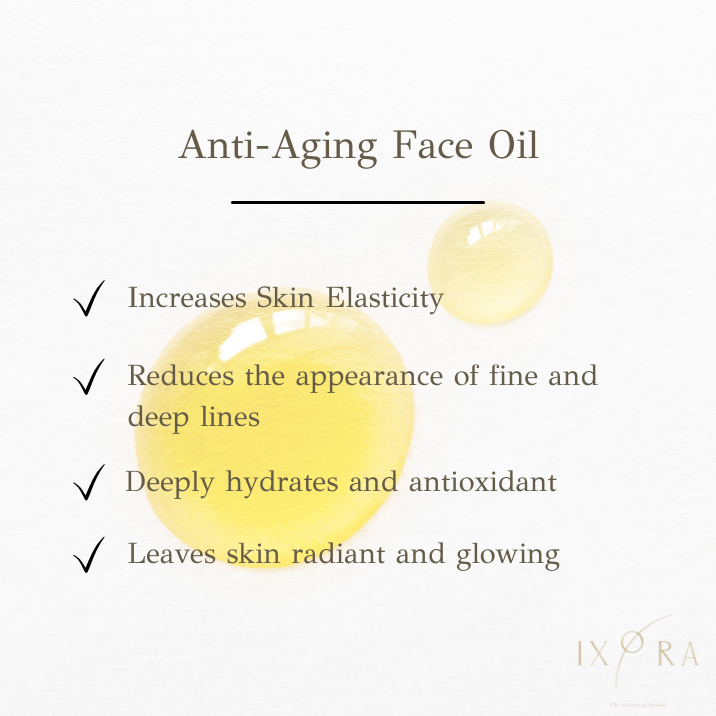 Anti Aging Face Oil Ixora Organic Beauty