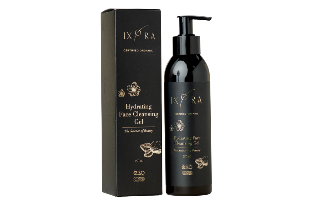 Hydrating Face Cleansing Gel – Dry Skin Ixora Organic Beauty